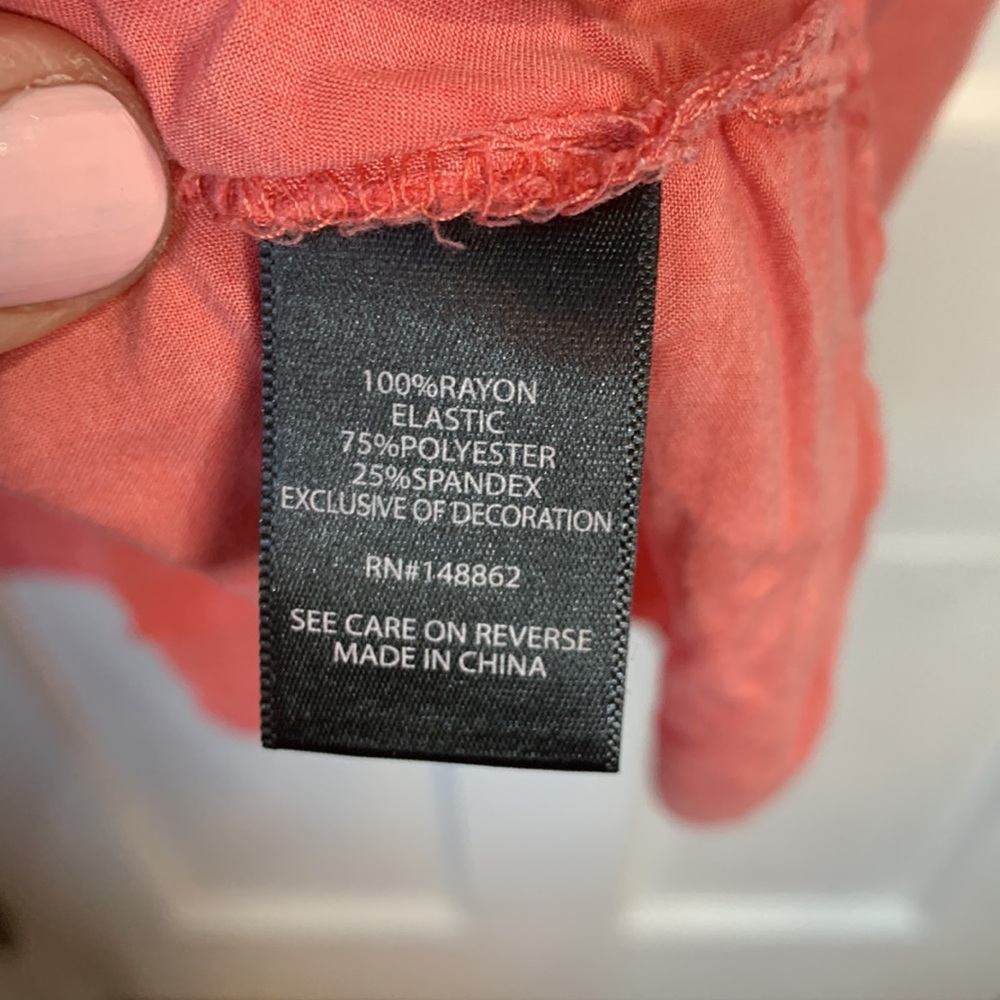 Torrid Challis Smocked Detail Flutter Short Sleev… - image 8